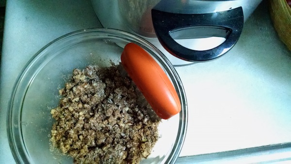 Apple crumble topping