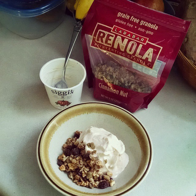 siggi's yogurt and grain free granola